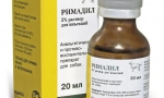 Rimadil pro psy: pokyny pro použití, kontraindikace a vedlejší účinky