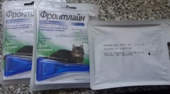 Kapky z blech a klíšťat na kohoutek koček