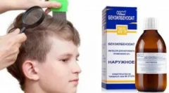 Použití benzylbenzoátu z vši a nom